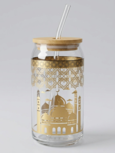 Glass Cans with Bamboo Lids