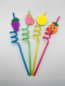 Magic Spiral Fancy Straws - Set 4pcs