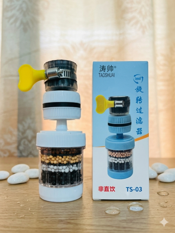 360° Rotating Faucet Water Filter - Multi-layer Purification (TS-03)